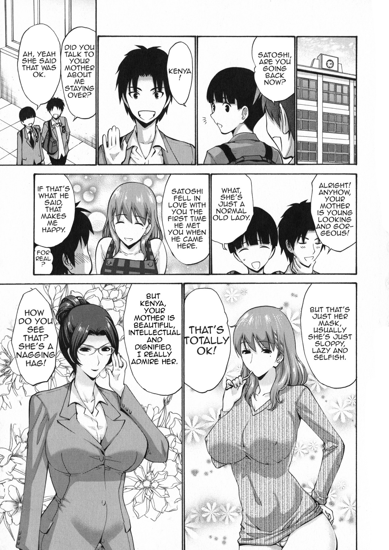 Hentai Manga Comic-My Friend's Mother is Mine-Read-2